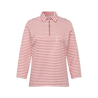 Abbildung von Rabe T Shirt Gestreift Polokragen, 3/4 Arm
