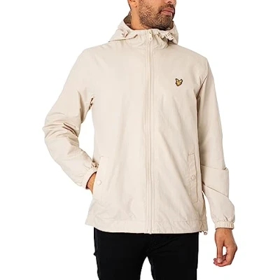 Abbildung von Lyle &amp; Scott ZIP Through Hooded Jacket Leichte Jacke, Herren, Größe: XXL, Offwhite