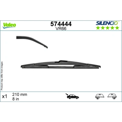 Abbildung von Scheibenwischer Valeo 574444 210mm hinten CITROËN: C3 Aircross 2
