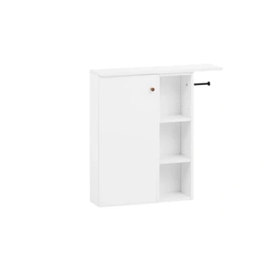Abbildung von Schildmeyer Seitenschrank &quot;Bjarne, Breite 70 cm, Griff aus Massivholz&quot;, Regalfach links oder rechts montierbar