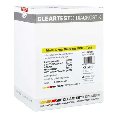 Abbildung von Cleartest Multi Drug Discreet Eco test 5fach