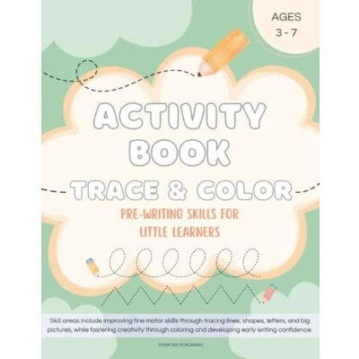 Abbildung von Trace and Color Activity Book: Handwriting Practice Book for Kids
