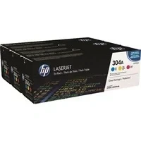 Abbildung von HP 304A (CF372AM) 3 farbig Toner Multipack