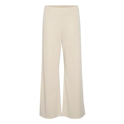 Abbildung von Part Two Damen Women&#039;s Pants Jersey Flared Legs Regular Fit Elastic Waist Full Length Hose, Moonbeam,