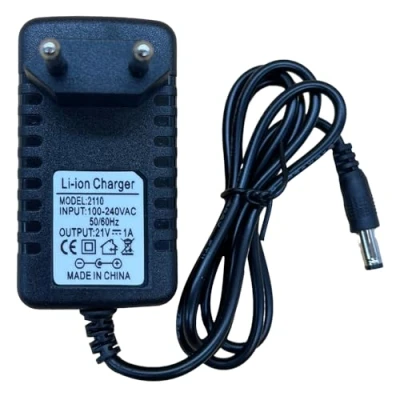 Abbildung von 24W Netzteil DC 21V 1A Lelukee Universal Adaptador de Ladegerät AC 100 240V 50/60HZ,für kleine elektronische Geräte, für WLAN Router,für TV Set Box,für Mediaplayer