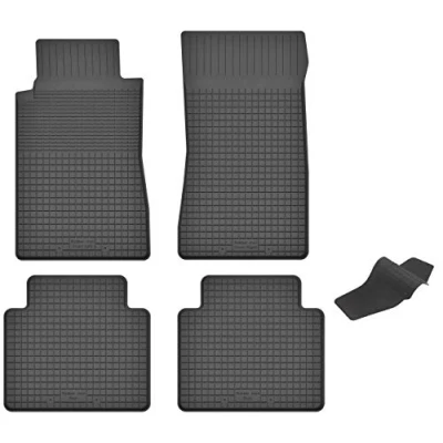 Abbildung von Gummimatten mit Tunnel kompatibel Mercedes 190 W201 (1982 1993) ideal angepasst 5 Teile EIN Set