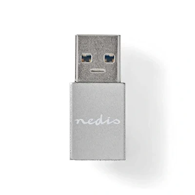 Abbildung von Nedis USB A Adapter 3.2 Gen 1 Stecker C™ Buchse 5 Gbps Vernickelt Schwarz Box