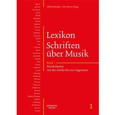 Abbildung von Lexikon Schriften über Musik: Band 1: Musiktheorie von der Antike bis zur Gegenwart