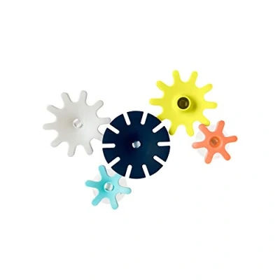 Abbildung von Boon B11375 COGS Building Set (5pcs), Baby Bath, Suction Gears Bathtub Toy, Kids Water Play, Suitable for Boys and Girls Aged 12 Months Older