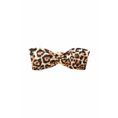 Abbildung von Next TRIM Bandeau Bikinitop, Damen, Größe: 40, Leopard print