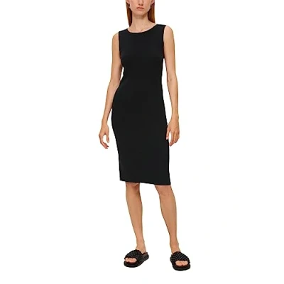 Abbildung von s.Oliver Black Label À Encolure AU DOS Etuikleid, Damen, Größe: 40, Schwarz