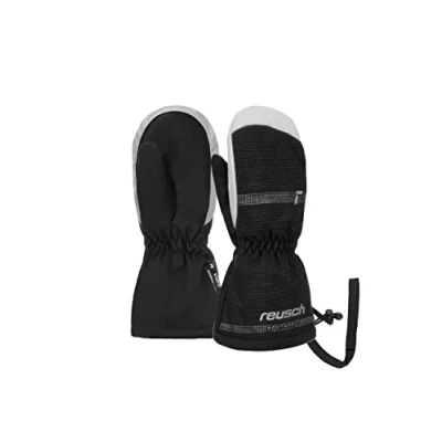 Abbildung von Reusch MAXI RTEX XT Fäustling für Kinder, Größe: 5, Black reflective