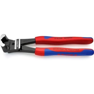 Abbildung von Knipex 61 02 200, Bolzenschneiderzange, Chrom Vanadium Stahl, Kunststoff, Blau, Rot, 200 mm, 435 g