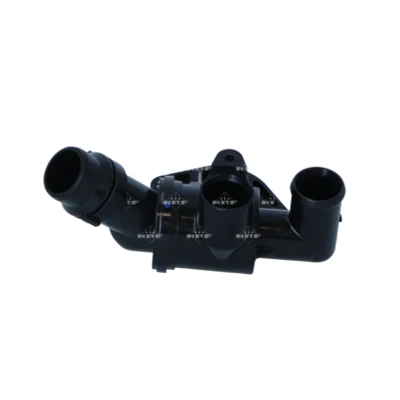 Abbildung von NRF 725003 Kühlwasserthermostat 87 mit Dichtring Gehäuse AUDI: A6 C6 Avant, A4 B7 Limousine, SEAT: Exeo ST, Limousine