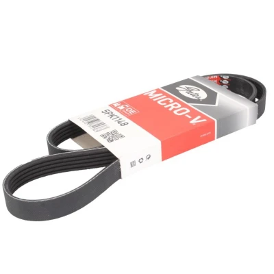 Abbildung von GATES Micro V 5PK1148 Keilrippenriemen 1148 5 Polyester, EPDM (Ethylen Propylen Dien Kautschuk) FIAT: 500L, Tipo Kombi, Punto Evo Schrägheck kfzteile,