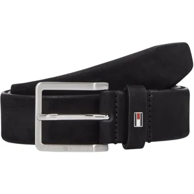 Abbildung von Tommy Hilfiger Oliver Nubuck Gürtel, Herren, Größe: 115, Black