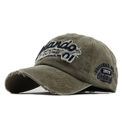 Abbildung von Sporty Baseball Cap Orlando Original Vintage Style Used Washed Look Retro Baseballcap