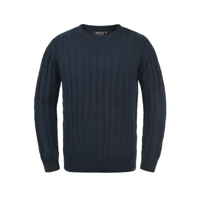 Abbildung von Indicode Jeans Idpauletta Strickpullover, Herren, Größe: Medium, Navy