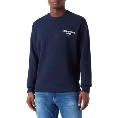 Abbildung von Tommy Jeans Entry Graphic CREW Sweatshirt, Herren, Größe: 52, Dark night navy