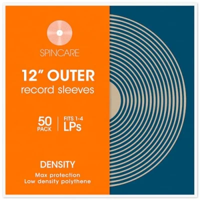 Abbildung von 50x 12&quot; Vinyl LP Schallplatten Hüllen DENSITY Schutzhüllen Polyethylen für 1 3 Gatefold LPs Premium Qualität 100 Mikron UV Beständig 323mm x 327mm Cover Sleeves
