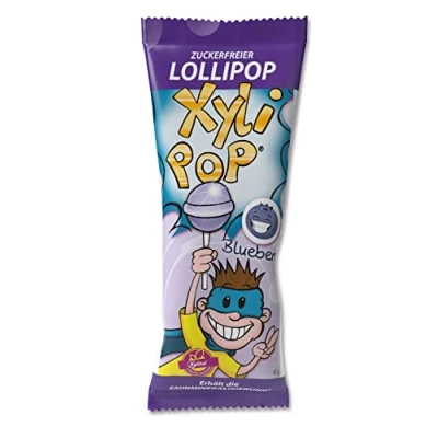 Abbildung von XyliPOP Lollipop Blaubeere Bonboniere 25 Lollipops à 6g