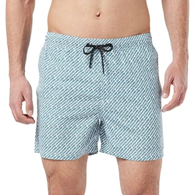 Abbildung von Jack &amp; Jones Jpstfiji Jjswim Branded MINI Badeshorts, Herren, Größe: Small, Capri