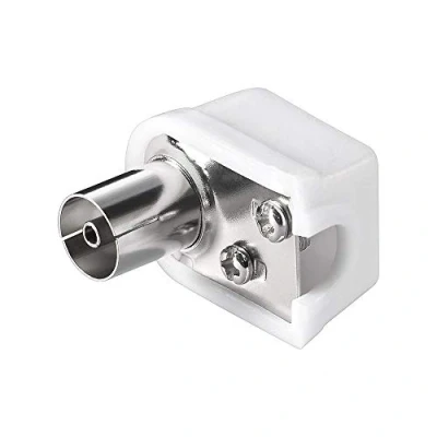 Abbildung von Koaxial Winkel Rundkupplung 9,5mm, Schraubbefestigung