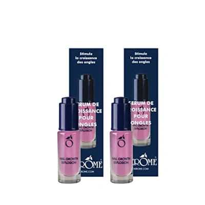 Abbildung von Herome 2 Pack Nagelwachstumserum Explosion (Nail Growth Explosion) fördert die Mikrozirkulation, ist reich an Silizum, verbessert den Zustand der Nägel, sodass Nägel schneller wachsen. 2*7ml.