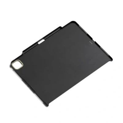 Abbildung von SATECHI iPad Pro Case 32,8 cm (12,9&quot;) (3., 4.,M1 und M2) Magnetische Vegan Lederhülle mit Apple Pencil 2 Ladefunktion Kompatibel Folio/Magic Keyboard Schwarz