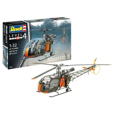 Abbildung von Revell Plastikmodell Hubschrauber Alouette II 1/32