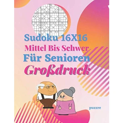 Abbildung von Sudoku 16x16 Für Senioren Mittel Bis Schwer Großdruck: Denksport Irregulär