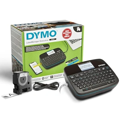 Abbildung von DYMO LabelManager Executive 640 CB Tragbarer Etikettendrucker Kompakter mit AZERTY Tastatur Bluetooth und USB Konnektivität Kompatibel D1 Etiketten