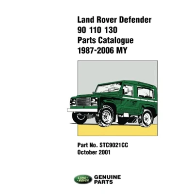 Abbildung von Land Rover Defender 90 110 130 1987 2006 MY Parts Catalogue: STC9021CC