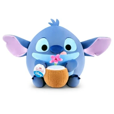 Abbildung von Snackles Disney 35 cm großes Plüschspielzeug von ZURU, mit Snack Accessoire (Stitch&amp;Coconut)