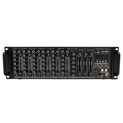 Abbildung von Thornton Axis 10 Rack Mischpult mit USB, Effekten, Bluetooth und MP3 Player, 6 Kanäle Mikrofonvorverstärker 2 Stereokanäle