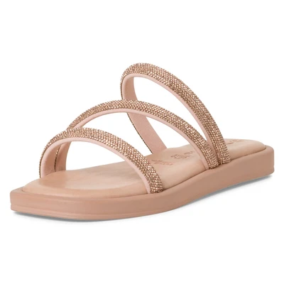 Abbildung von Tamaris Pantolette, Sommerschuh, Schlappen mit zarten Glitzerriemchen