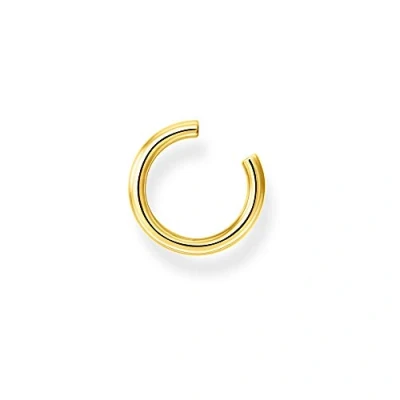 Abbildung von Thomas SABO Ohrklemme 925 STERLINGSILBER, 750 Gelbgold Vergoldung Ohrringe, Damen, Größe: One Size, Gelbgoldfarben