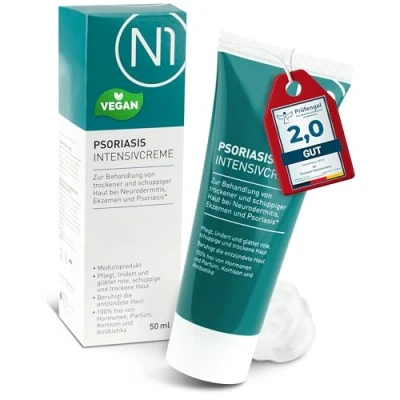Abbildung von N1 Healthcare Körpercreme Psoriasis Intensivcreme, Medizinprodukt, patentierte Rezeptur