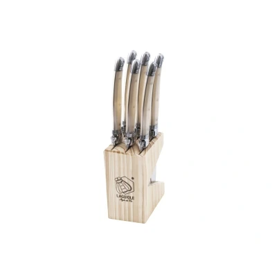 Abbildung von Laguiole Style de Vie Premium Line Perlmutt Set von 6 Steakmessern