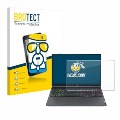Abbildung von BROTECT Schutzglas für Lenovo Legion 5 Pro Schutzfolie Panzer Folie Glas [Extrem Kratzfest 9H, Anti Fingerprint, Ultra Transparent]