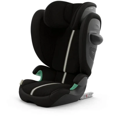 Abbildung von CYBEX Gold Kinder Autositz Solution G2 Plus, Ab ca. 3 bis 12 Jahre (100 150 cm), Max. 50 kg, Für Autos mit und ohne ISOFIX, Moon Black (Schwarz)