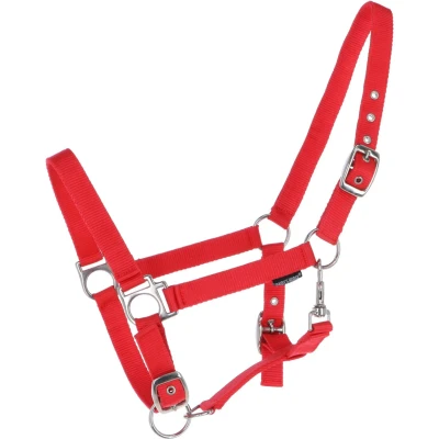 Abbildung von Harry&#039;s Horse Halfter 3x verstellbar Cob Rot