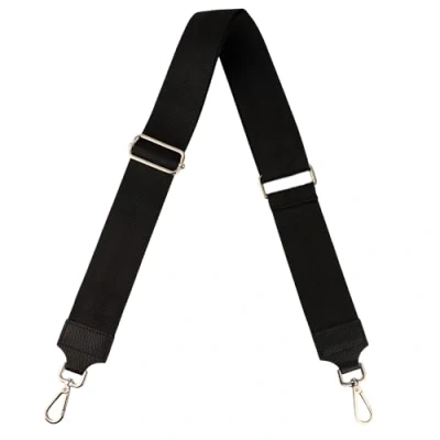Abbildung von MIRROSI Schulterriemen Made in Italy aus Echtleder Schultergurt für Tasche zum Wechseln (Schwarz, 1x Taschengurt) 5cm Breit Bohemian Style