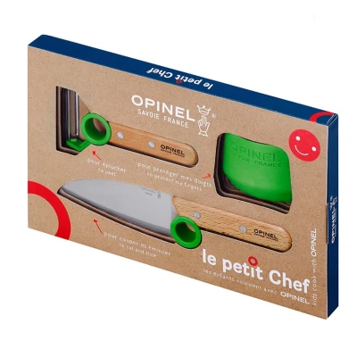 Abbildung von Opinel Le Petit Chef Küchenset 3 teilig Grün