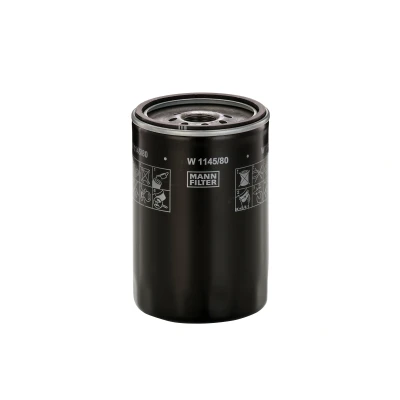 Abbildung von MANN FILTER W 1145/80 Ölfilter 1 12 UNF 2B mit einem Rücklaufsperrventil Anschraubfilter