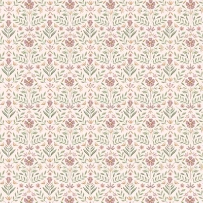 Abbildung von LITTLE DUTCH Fototapete &quot;Fairy Flowers&quot;, neutral, 10mx52cm (ca. 5m2)