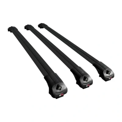 Abbildung von Apline Kompatibel mit Dacia Jogger 2021 2024 Relingträger ACE 1 Dachträger 3 Bars Gepackträger SCHWARZ