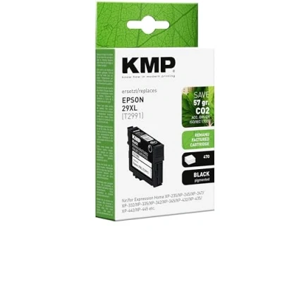 Abbildung von KMP Tintenpatrone passend für Epson 29XL Black (C13T29914010) Expression Home XP 235 240 245 247 250 255 257 330 etc.