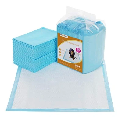 Abbildung von Feandrea Puppy Pads, Welpen Unterlage, 60 x cm, 55 Stück, blau weiß PTD65BU