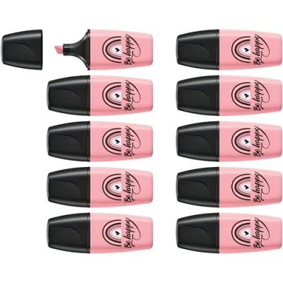 Abbildung von Textmarker STABILO BOSS MINI Pastellove 2.0 10er Pack rosiges Rouge